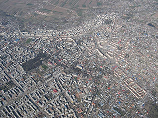Botosani, aerial view