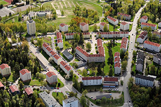 Olso, aerial view