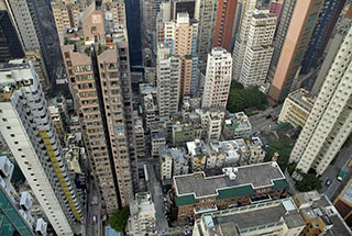 Hong Kong crowded