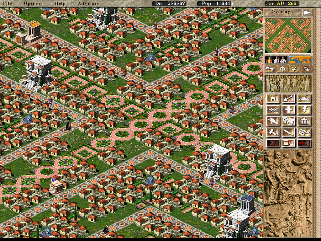 free city building games like caesar 3