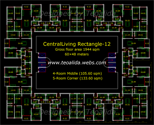 Apartment Plans 30 200 Sqm Designed By Me Teoalida S Website