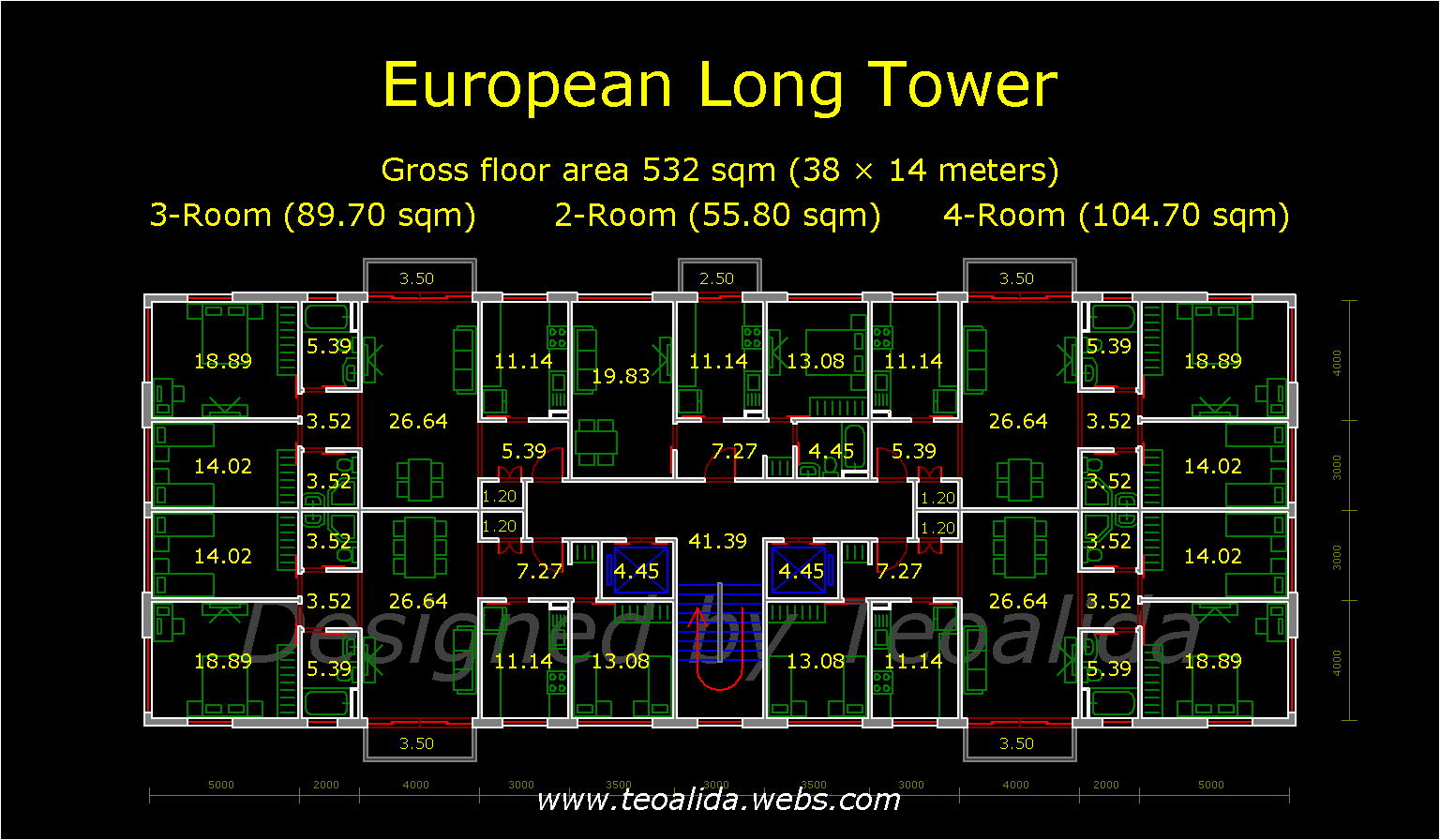 Apartment Plans 30 200 Sqm Designed By Me Teoalida S Website