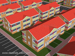 Terraced Mixed 3D design