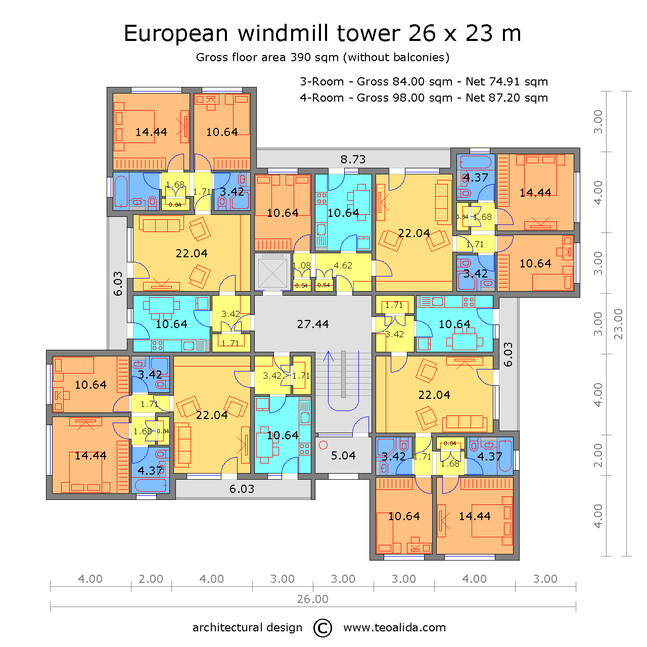 Family Housing With Rural Half -Close DWG Section for AutoCAD • Designs CAD