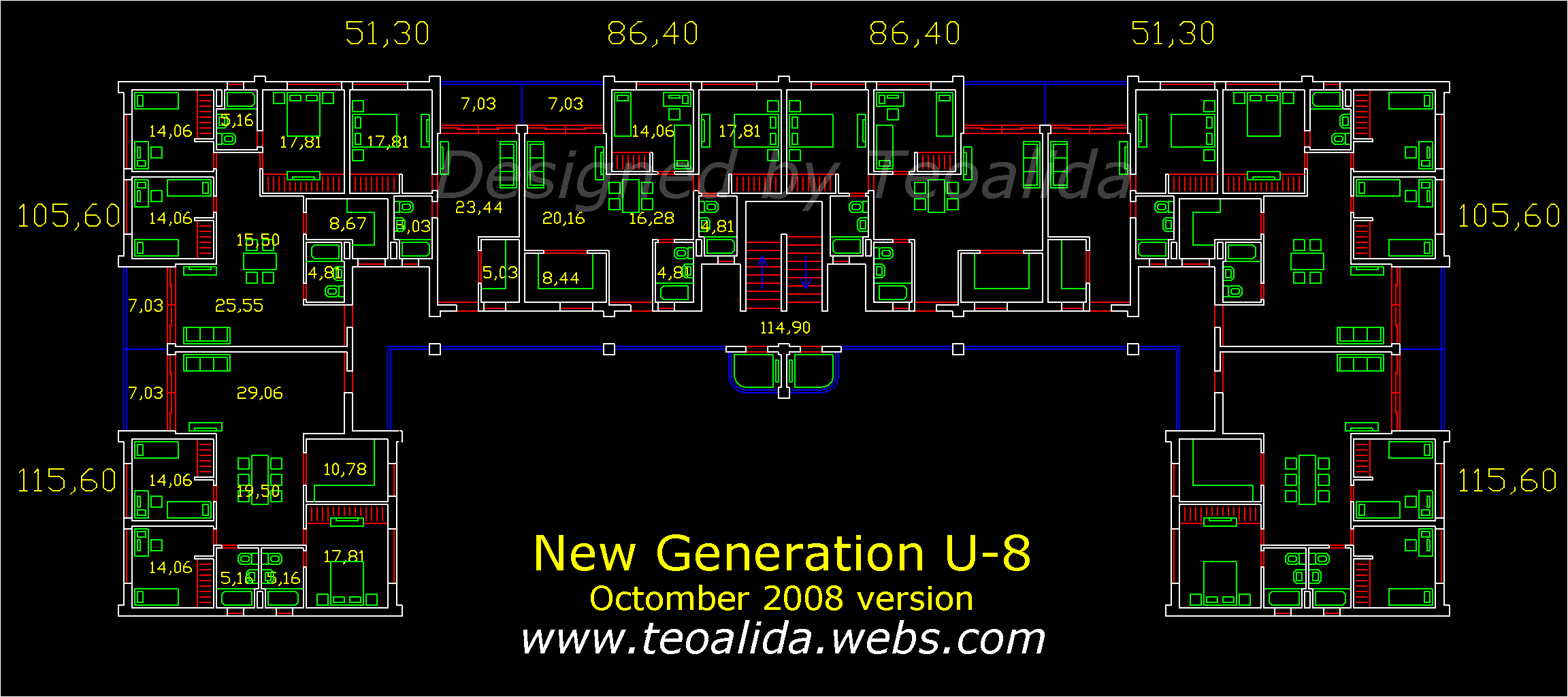 New Generation U-8 floor plan