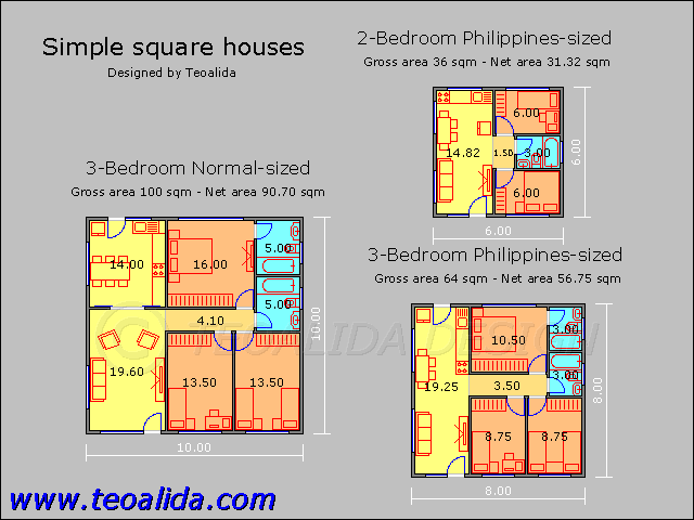 Average Size 2 Bedroom House Square Meters In South Africa Www 