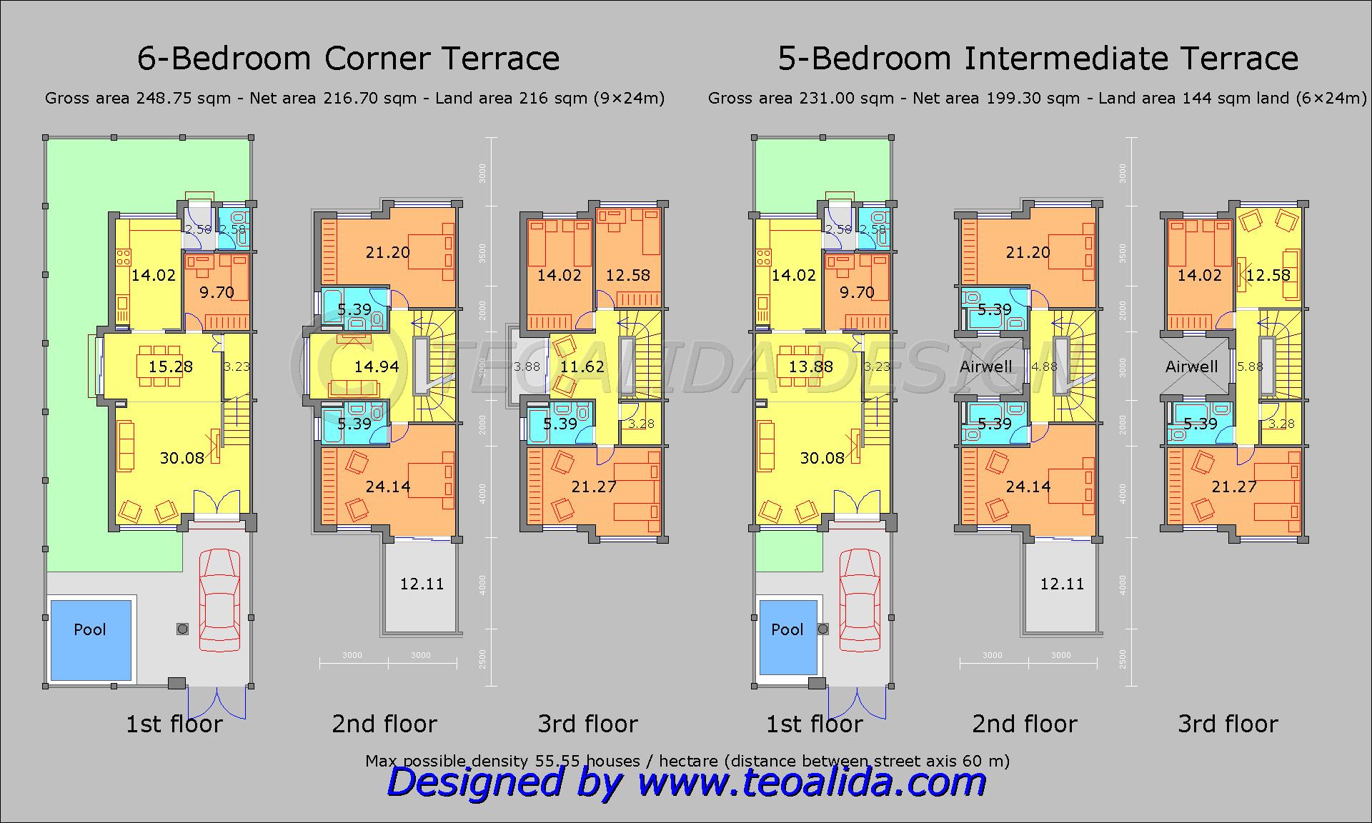 House Floor Plans 50-400 Sqm Designed By Me - The World Of Teoalida