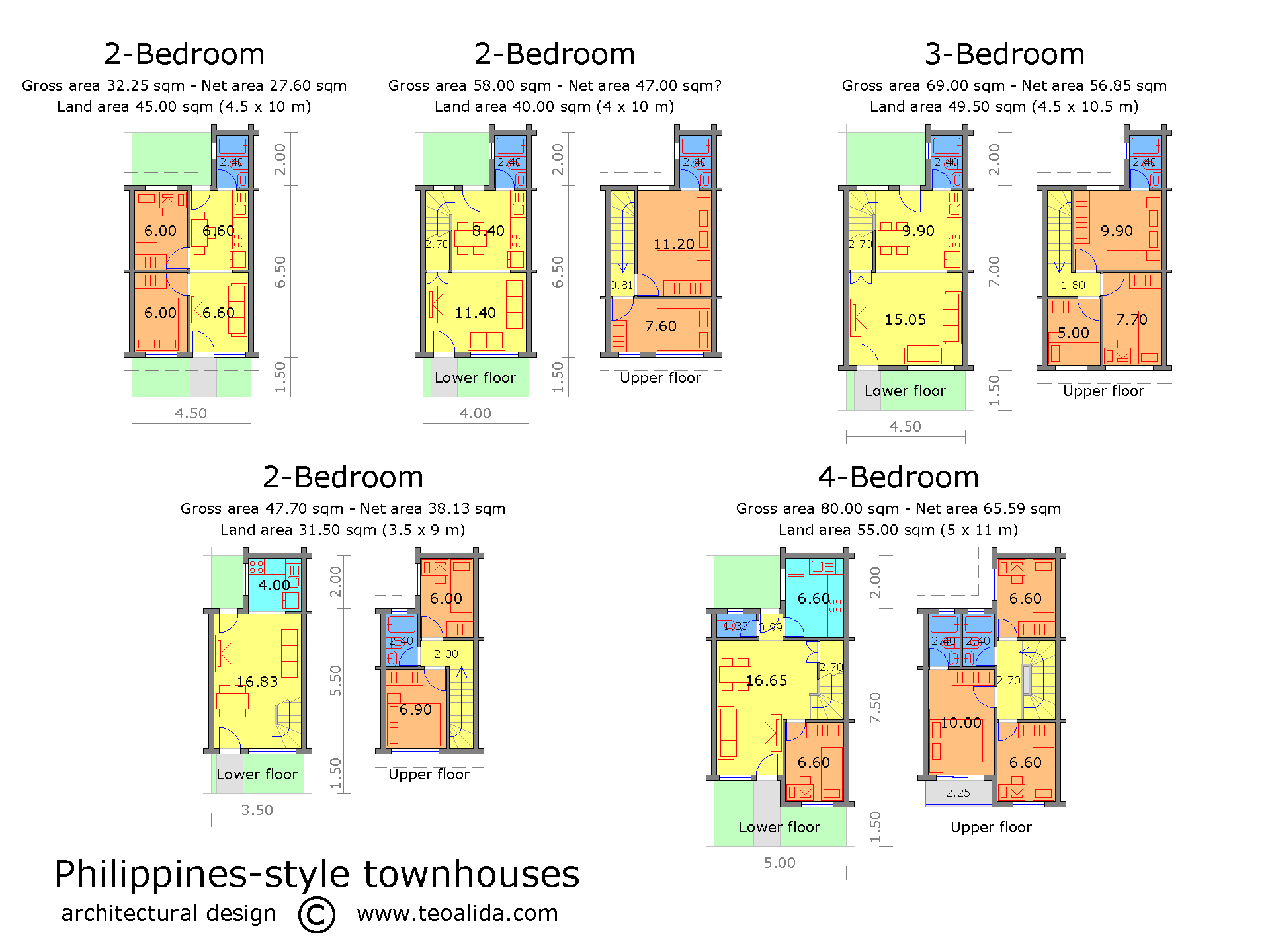 House Floor Plans 50 400 Sqm Designed By Teoalida Teoalida