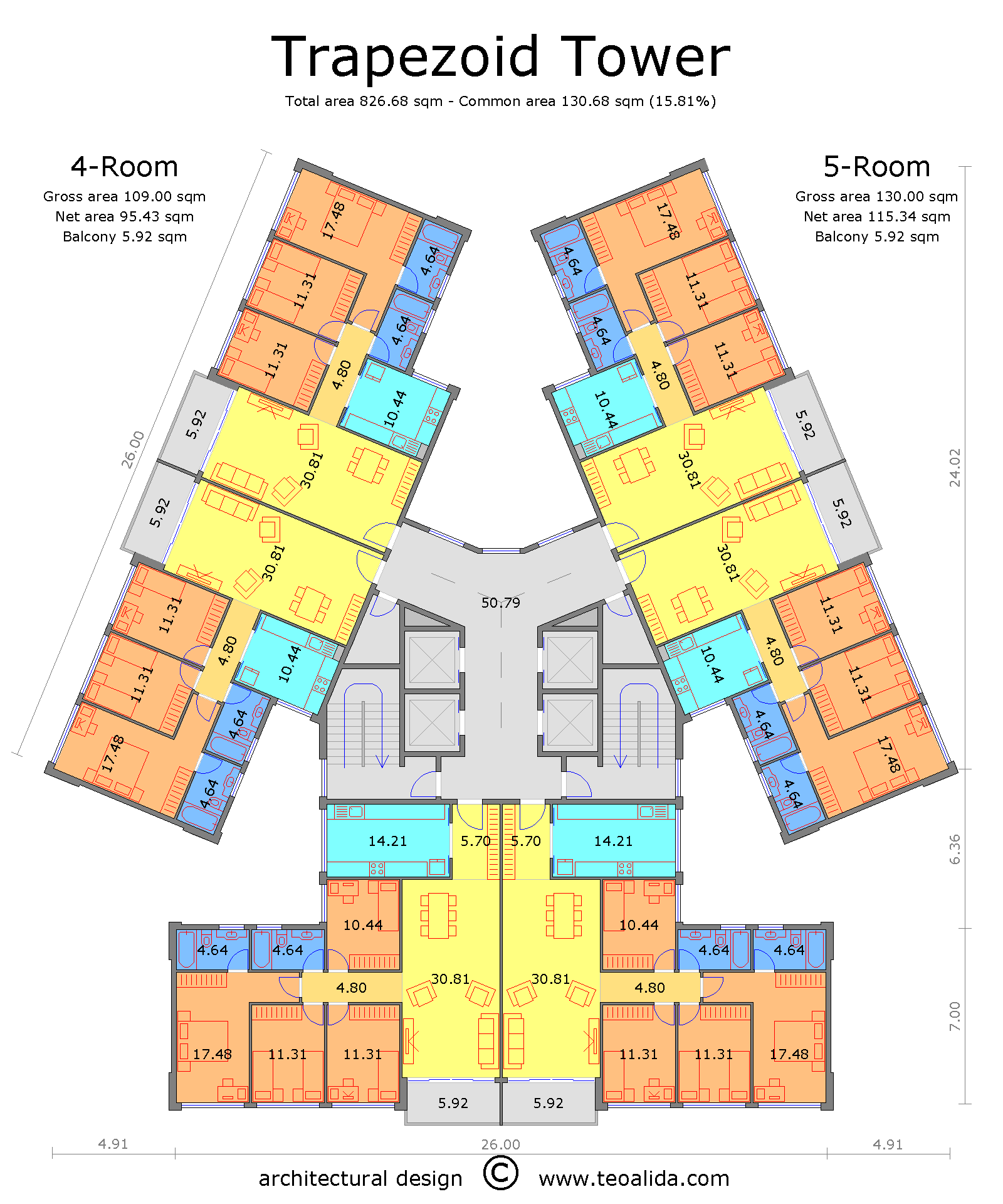 Family Housing With Rural Half -Close DWG Section for AutoCAD • Designs CAD