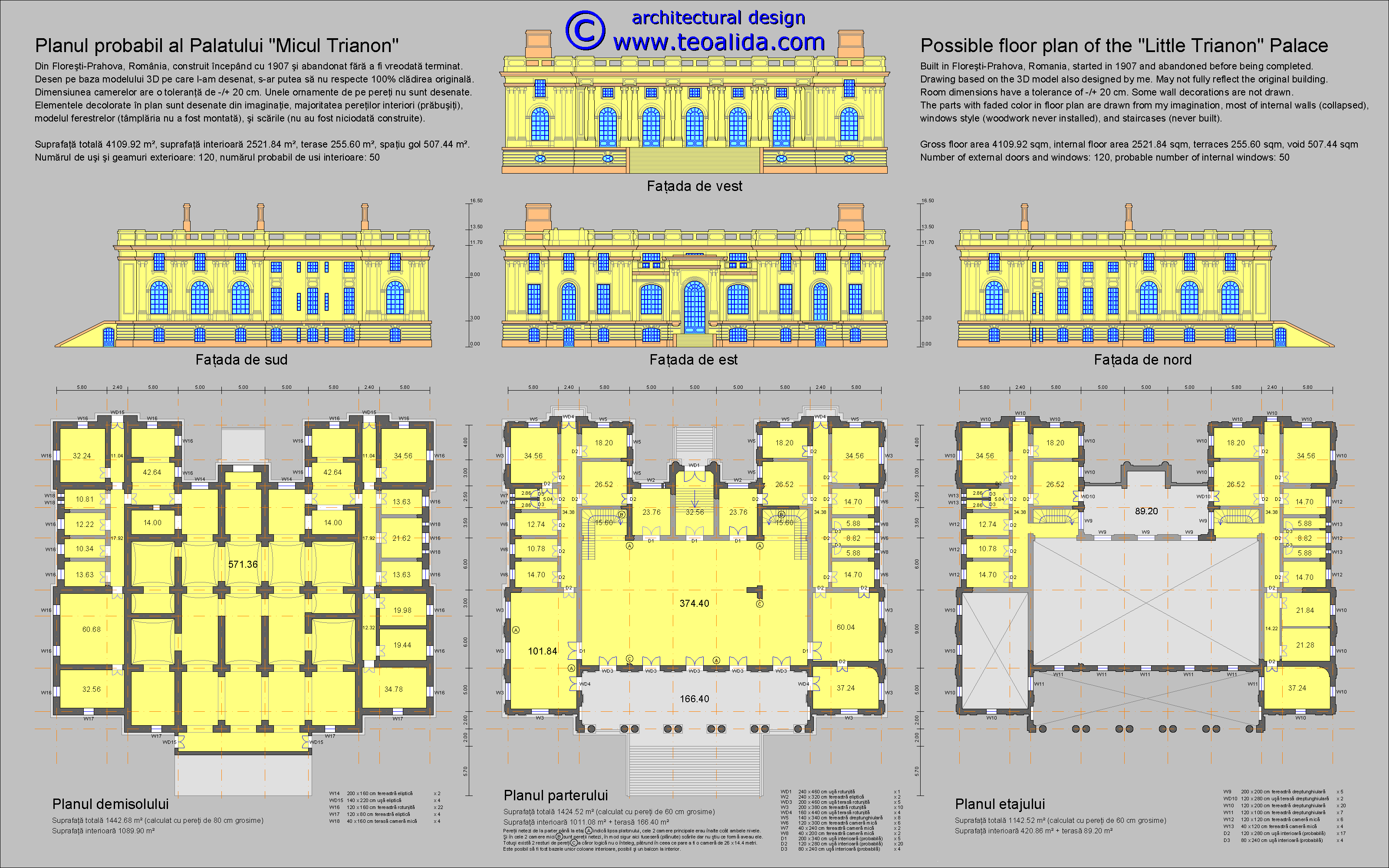 The "Little Trianon" Palace 3D design services The world