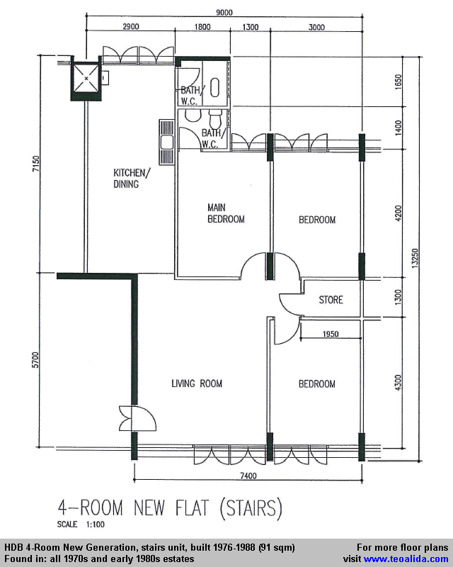 HDB history, photos and floor plan evolution 1930s to