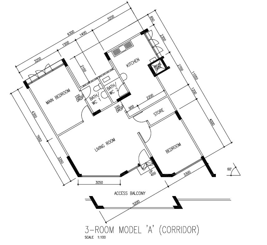 HDB floor plans rare layouts - The world of Teoalida