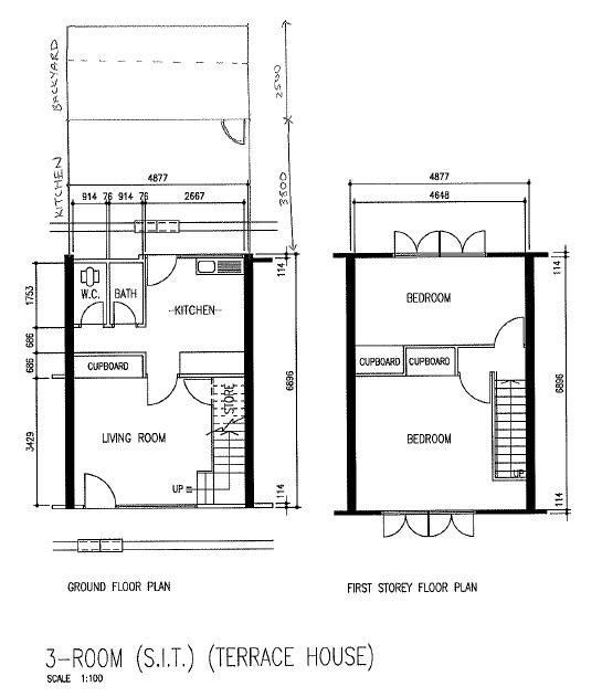 SIT 3-Room Terrace House