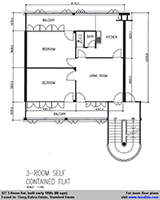 Tiong Bahru 3-Room (88 sqm)