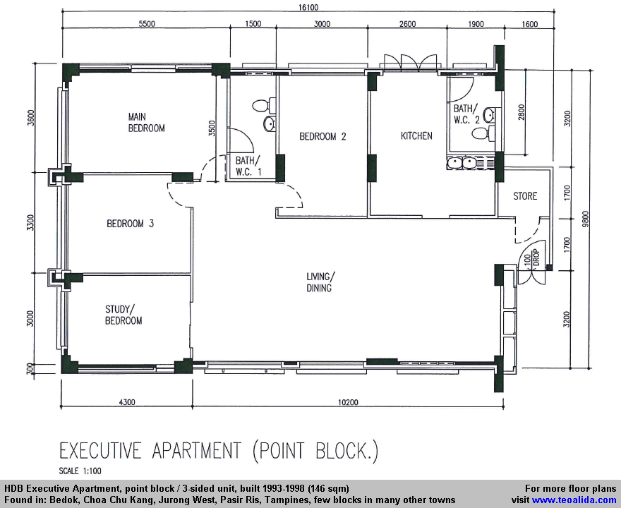 HDB floor plan