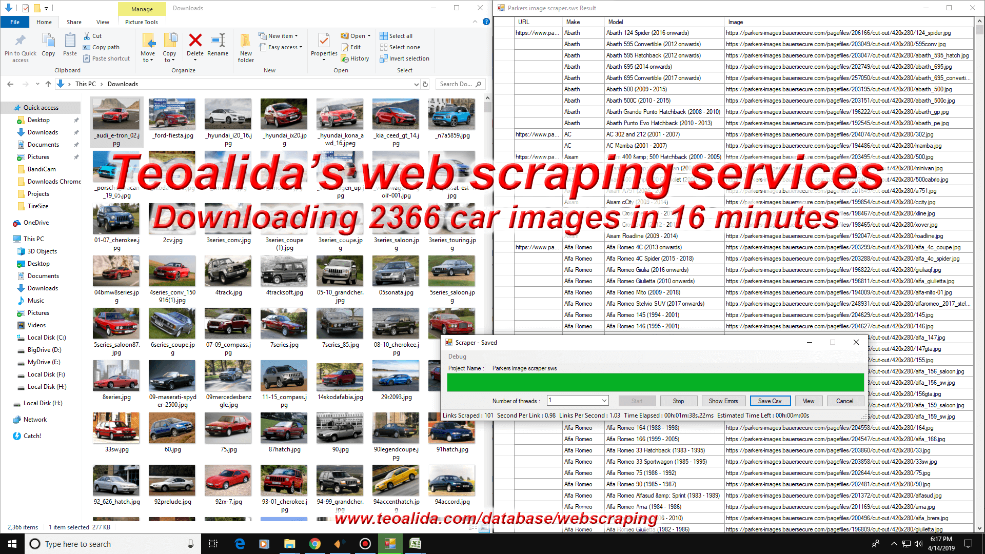 Web scraping services