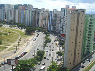 Vista aeria de São Vicente