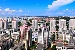 Bishan New Town neighborhood 1xx (built 1985-1988) viewed from Bishan Loft